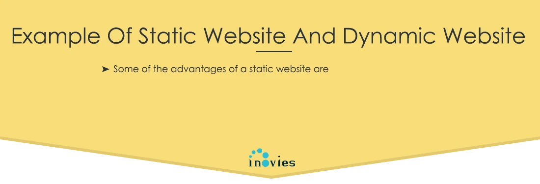  example of static website and dynamic website