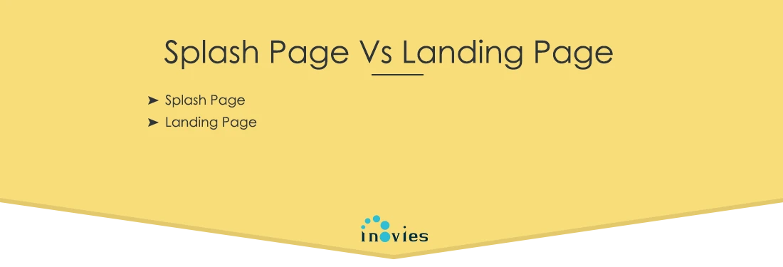 splash page vs landing page