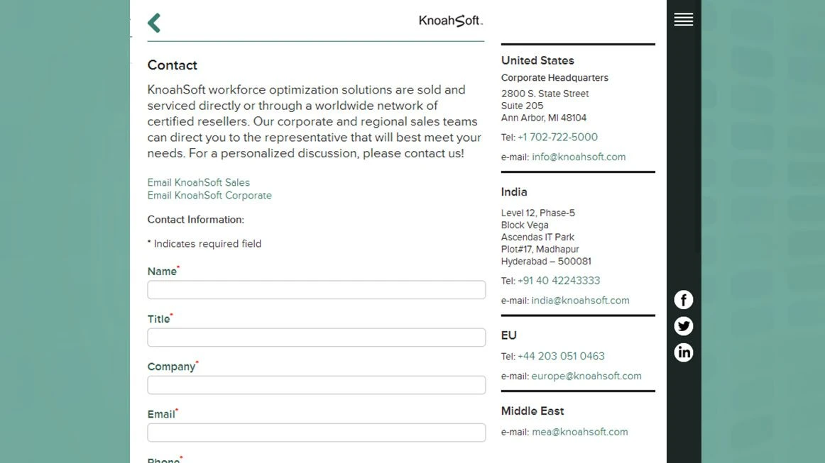 Slide 4:Project portfolio screen shot for Financials for Office 365 Kentico Web Design & Development project