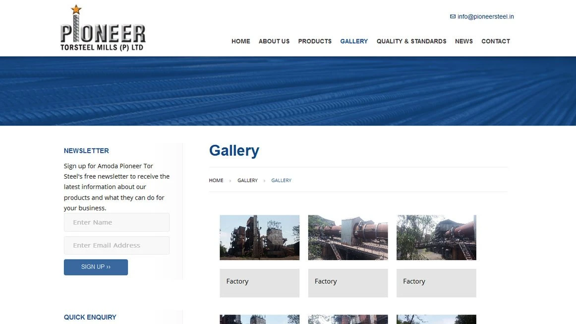 Project portfolio screen shot form inovies Web Designing company 