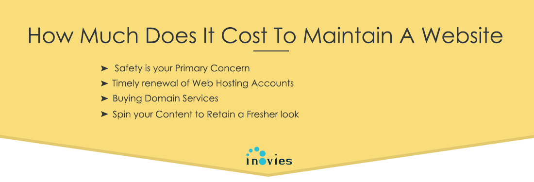  how much does it cost to maintain a website