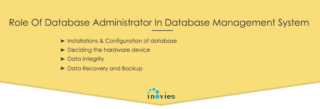  role of database administrator in database management system