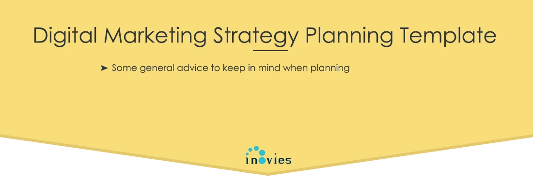 digital marketing strategy planning template