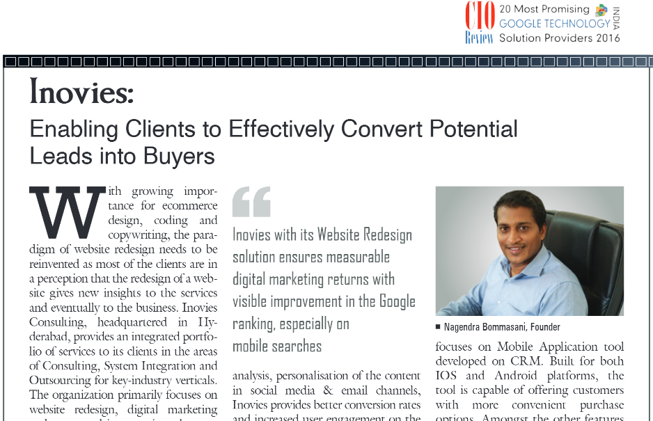 Enabling Clients to Effectively Convert Potential Leads into Buyers